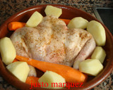Foto del paso 3 de la receta: Muslo de pollo con zanahoria
