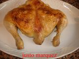 Muslo de pollo con zanahoria