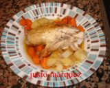 Foto del paso 7 de la receta: Muslo de pollo con zanahoria