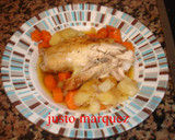 Foto del paso 7 de la receta: Muslo de pollo con zanahoria