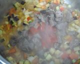Foto del paso 5 de la receta: Guiso con pisto, morcillo y arroz