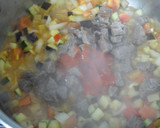 Foto del paso 5 de la receta: Guiso con pisto, morcillo y arroz