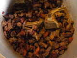 Feijoada sabrosa sin verduritas