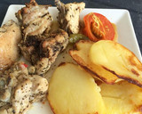 Foto del paso 7 de la receta: Pollo al horno con hiebas aromáticas