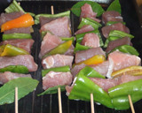 Foto del paso 6 de la receta: Brochetas de atún con mayonesa suave de ajo