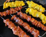 Foto del paso 7 de la receta: Hasta la bandera!! (brochetas)