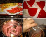 Foto del paso 1 de la receta: Pimientos del piquillo rellenos de salchichas con Coca-Cola
