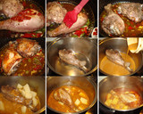 Foto del paso 10 de la receta: Pierna de pavo con patatas guisadas al vino tinto