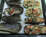 Foto del paso 6 de la receta: Berenjenas y calabacines rellenos de acelga y bechamel