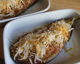 Foto del paso 7 de la receta: Berenjenas rellenas con huevo a la plancha