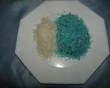 Foto del paso 2 de la receta: Magdalenas de coco celeste y blanca