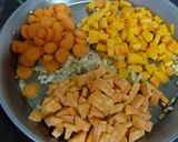 Foto del paso 3 de la receta: Arroz naranja con calabaza, zanahorias y batata