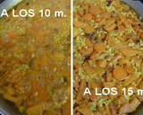 Foto del paso 7 de la receta: Arroz naranja con calabaza, zanahorias y batata