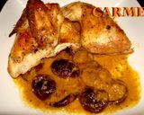 Foto del paso 9 de la receta: Picantón asado con setas en salsa