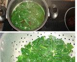 Foto del paso 1 de la receta: Salchichas al vino tinto con espinacas con arroz