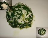 Foto del paso 5 de la receta: Salchichas al vino tinto con espinacas con arroz