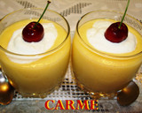Foto del paso 6 de la receta: Crema de nectarinas con crema de queso y coco