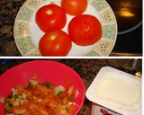Foto del paso 3 de la receta: Tomates rellenos de hortalizas con salsa ligera de queso