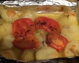 Foto del paso 1 de la receta: Muslos de pollos con papas al horno