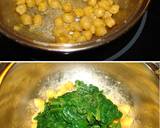 Foto del paso 3 de la receta Espinacas con garbanzos al curry
