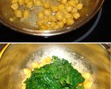 Foto del paso 3 de la receta: Espinacas con garbanzos al curry