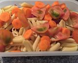 Foto del paso 4 de la receta: Pasta fría con champiñones, jamón y nueces 
