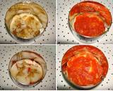 Foto del paso 1 de la receta Montadito de patatas asadas con tomate y huevo frito
