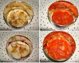 Foto del paso 1 de la receta: Montadito de patatas asadas con tomate y huevo frito