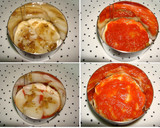 Foto del paso 1 de la receta: Montadito de patatas asadas con tomate y huevo frito