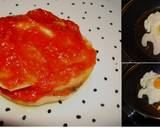Foto del paso 3 de la receta Montadito de patatas asadas con tomate y huevo frito
