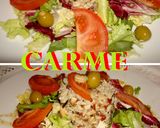 Foto del paso 12 de la receta: Ensalada de arroz con champiñones aliñados