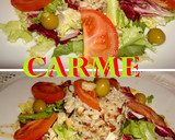 Foto del paso 12 de la receta: Ensalada de arroz con champiñones aliñados