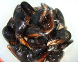 Foto del paso 1 de la receta: Tapa de mejillones con vinagreta de frambuesa