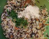 Foto del paso 3 de la receta: Tortitas de arroz y verduras gratinadas