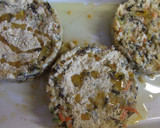 Foto del paso 8 de la receta: Tortitas de arroz y verduras gratinadas