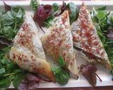 Foto del paso 10 de la receta: Triángulos crujientes con sal de jamón serrano