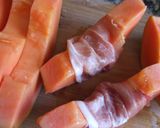 Foto del paso 3 de la receta: Fuente de papaya con jamón