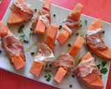 Foto del paso 5 de la receta: Fuente de papaya con jamón
