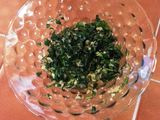Ensalada de papas con aderezo especial de cilantro y jengibre