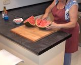 A picture of step 1 of Watermelon Gazpacho (Watermelon Soup).