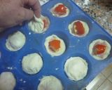 Foto del paso 4 de la receta: Muffins de pizzetas rellenas