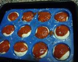 Foto del paso 5 de la receta: Muffins de pizzetas rellenas