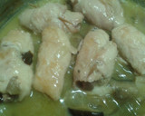 Foto del paso 3 de la receta: Tosta de pollo relleno con mousse de pato y mermelada al cava