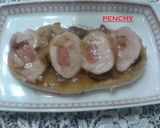 Foto del paso 4 de la receta: Tosta de pollo relleno con mousse de pato y mermelada al cava
