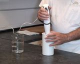 A picture of step 4 of Horchata de Chufa.