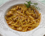 Foto del paso 5 de la receta: Fideos a la cazuela con costilla de cerdo y toque de almendra