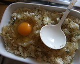 Foto del paso 7 de la receta: Pastel de arroz al horno con huevos y gorgonzola