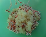 Foto del paso 2 de la receta: Sandwich de surimi y piña