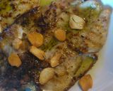 Foto del paso 4 de la receta: Lubina a la espalda con ajada