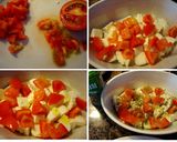 Foto del paso 2 de la receta: Dados de queso fresco y tomate al orégano